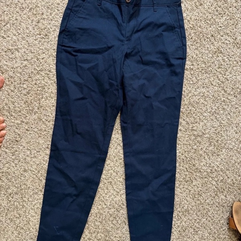 Old Navy Men's Navy Blue Chinos